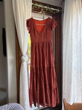 Baltic Born orange maxi dress